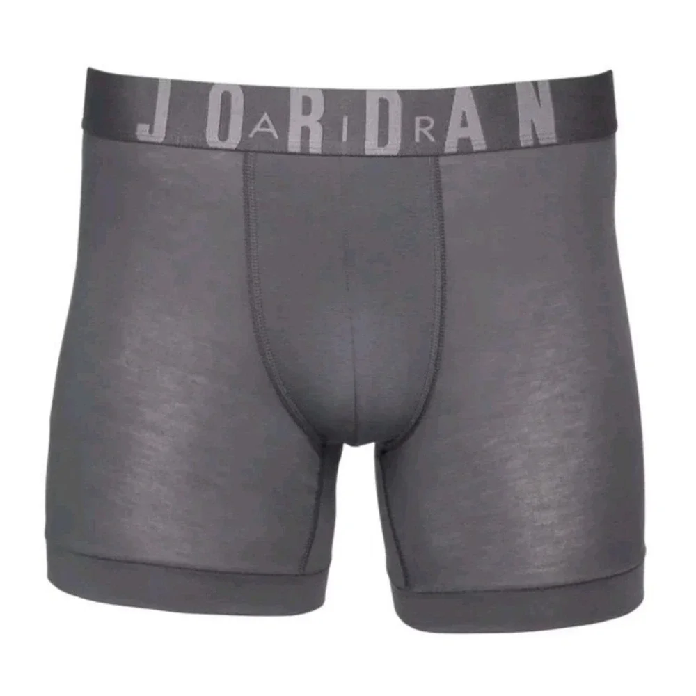 Nike Jordan Flight Essential Mens Boxer Briefs 3 Pack Iron Gray Modal Sz Small
